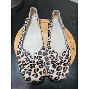 Antonio Melani "SPLENDID" Cheetah Print Textured Leather Ballet Flats W/7 *EUC